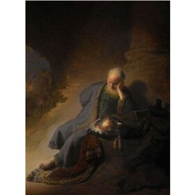 Diamond Painting Rembrandt van Rijn 08 (formaat en vorm steentjes naar keuze)