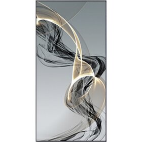 Diamond Painting Abstract - Zwart Goud C (formaat en vorm steentjes naar keuze)