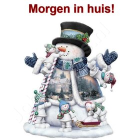 OP=OP Diamond Painting Sneeuwpop 40x50cm