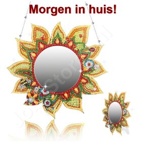 OP=OP Diamond Painting Spiegel 04 Zon (20cm)