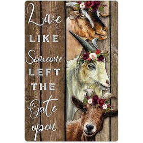 Diamond Painting Gate - Geiten 01 (formaat en vorm steentjes naar keuze)