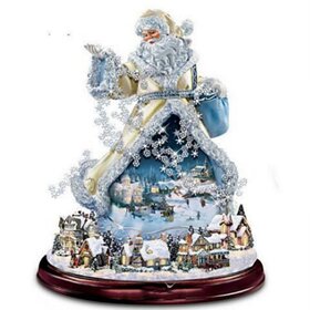 Diamond Painting Kerst - Snowglobe Kerstman (formaat en vorm steentjes naar keuze)