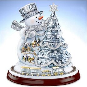 Diamond Painting Kerst - Snowglobe Sneeuwpop (formaat en vorm steentjes naar keuze)