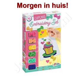OP=OP Grafix Borduurset 26x17cm (Cupcake)