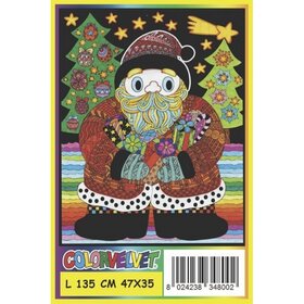 OP=OP ColorVelvet Fluwelen kleurplaat groot nr. L135 zonder stiften (47x35cm)