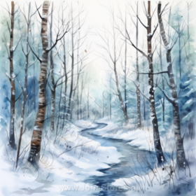 Diamond Painting Betoverd Bos 06 (formaat en vorm steentjes naar keuze)