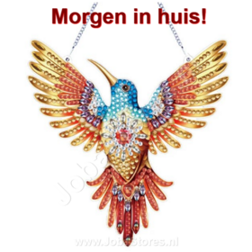 OP=OP Diamond Painting Hangend Ornament Kolibri (20cm)