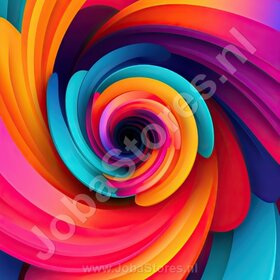 Diamond Painting Kleurrijk Abstract 08 (formaat en vorm steentjes naar keuze)