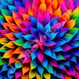 Diamond Painting Kleurrijk Abstract 09 (formaat en vorm steentjes naar keuze)