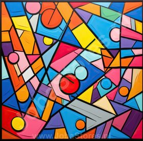 Schilderij Kleurrijk Abstract 01