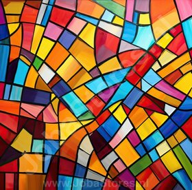 Schilderij Kleurrijk Abstract 02