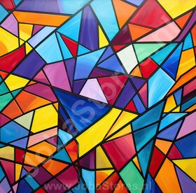 Schilderij Kleurrijk Abstract 05