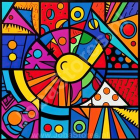 Schilderij Kleurrijk Abstract 11