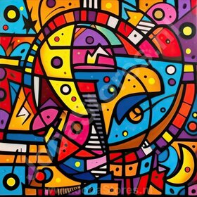 Schilderij Kleurrijk Abstract 13