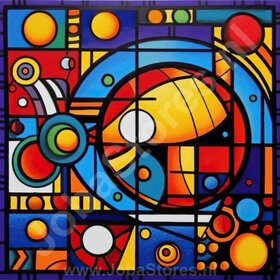 Schilderij Kleurrijk Abstract 14