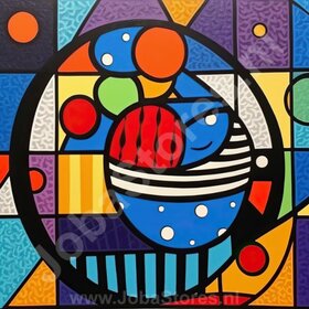 Schilderij Kleurrijk Abstract 15