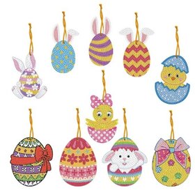 Diamond Painting Paas hangers Groot (10 stuks)