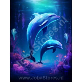 Diamond Painting Dolfijnen 07