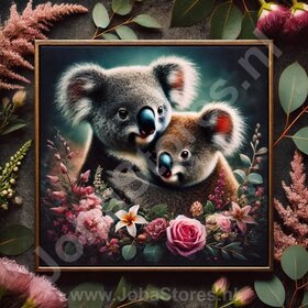 Diamond Painting Twee Koalas 01