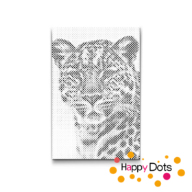 HappyDots DOT Painting Wildlife - Luipaard - Stippelschilderij