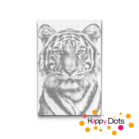 HappyDots DOT Painting Wildlife - Tijger - Stippelschilderij