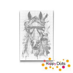 HappyDots DOT Painting Gekke dieren - Paard