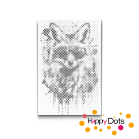 HappyDots DOT Painting Gekke dieren - Vos