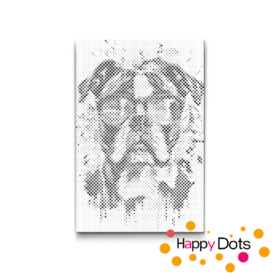 HappyDots DOT Painting Gekke dieren - Hond 03