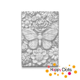 HappyDots DOT Painting Bloemen met Vlinders 06