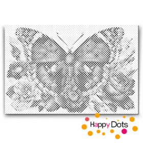 HappyDots DOT Painting Vlinders 02 - 20x30cm