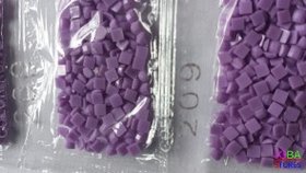 Nummer 209 vierkante Diamond Painting steentjes