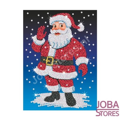 OP=OP Sequin Art / Pailletten kunst Kerstman