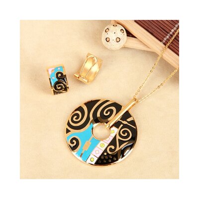 OP=OP Sieraden set Emma 004 ketting + hanger en oorbellen