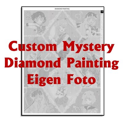 *Diamond Painting Eigen Foto Mystery (Custom) (Volledig)