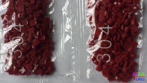 Nummer 304 vierkante steentjes (klein)