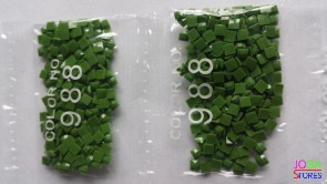 Diamond Painting steentjes vierkant nummer 988 (10 zakjes)