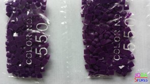 Nummer 550 vierkante steentjes (klein)