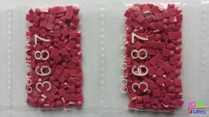 Nummer 3687 vierkante steentjes (klein)