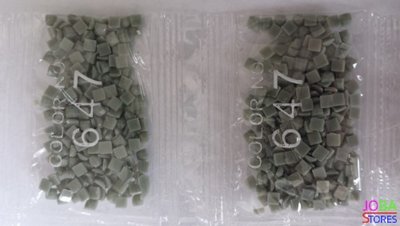 Diamond Painting steentjes vierkant nummer 647 (10 zakjes)